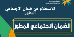 من هنا .. طريقة الاستعلام عن نتائج الضمان الاجتماعي المطور بالسعودية 1446